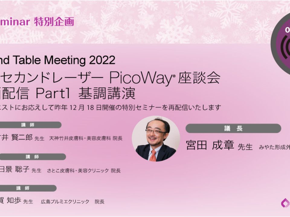 Round Table Meeting 2022 クリスマス特別企画 PicoWay 座談会録画配信 Part1 基調講演